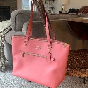 Pink Coach tote